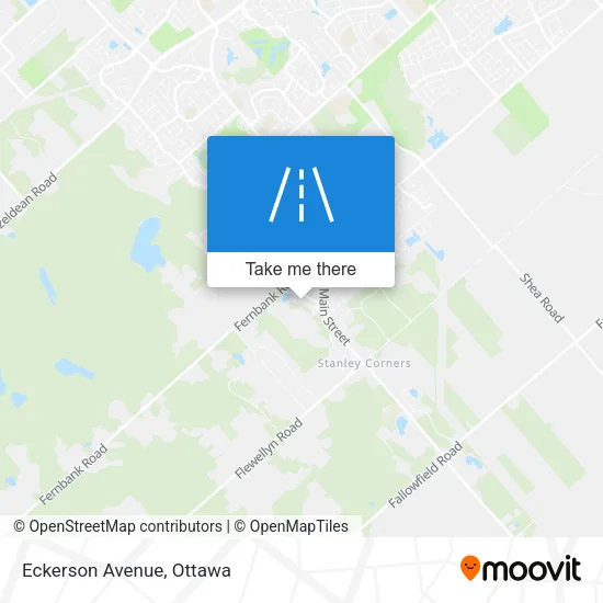 Eckerson Avenue map