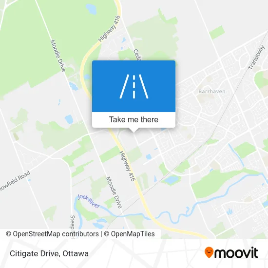 Citigate Drive map