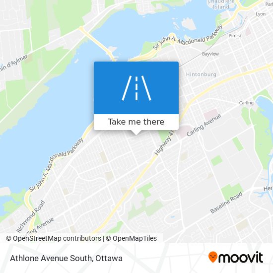 Athlone Avenue South map