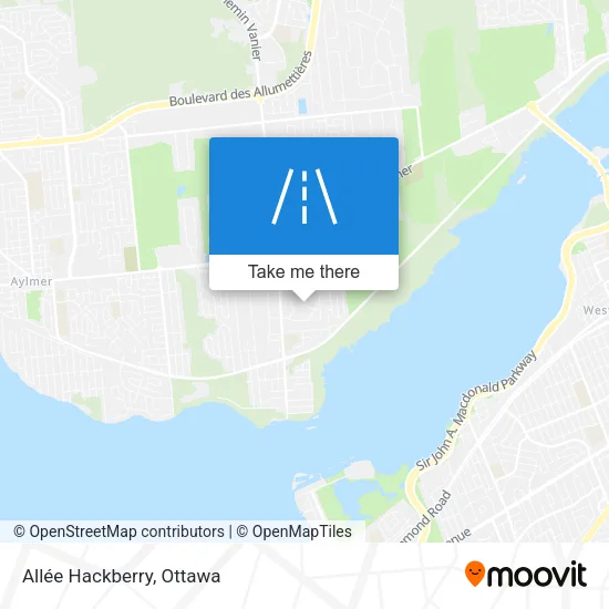 Allée Hackberry map