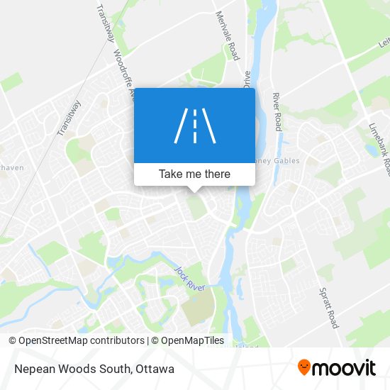 Nepean Woods South map