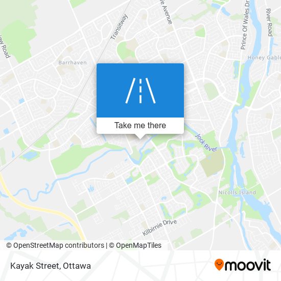 Kayak Street map