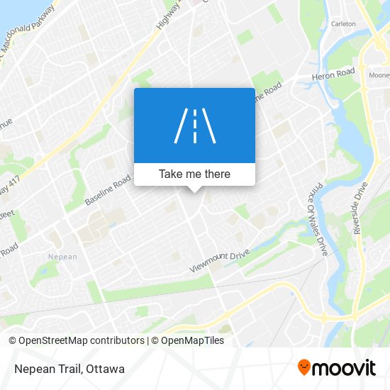 Nepean Trail map