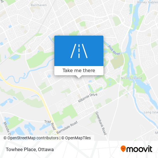 Towhee Place map