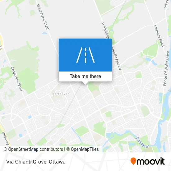 Via Chianti Grove map