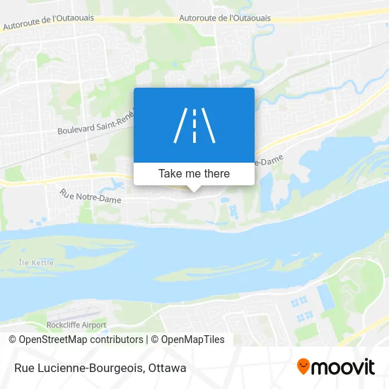 Rue Lucienne-Bourgeois map