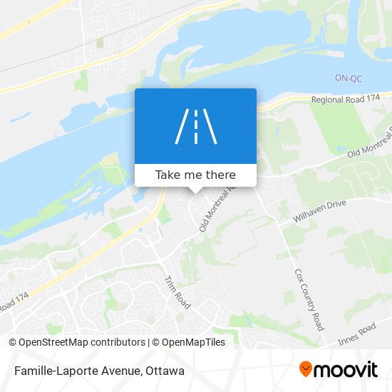 Famille-Laporte Avenue map