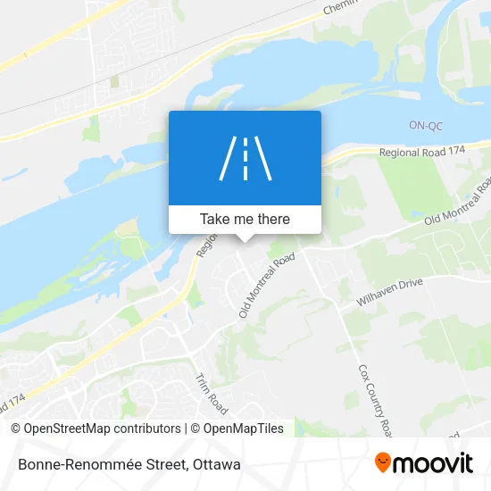 Bonne-Renommée Street map