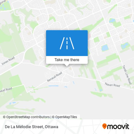 De La Mélodie Street map