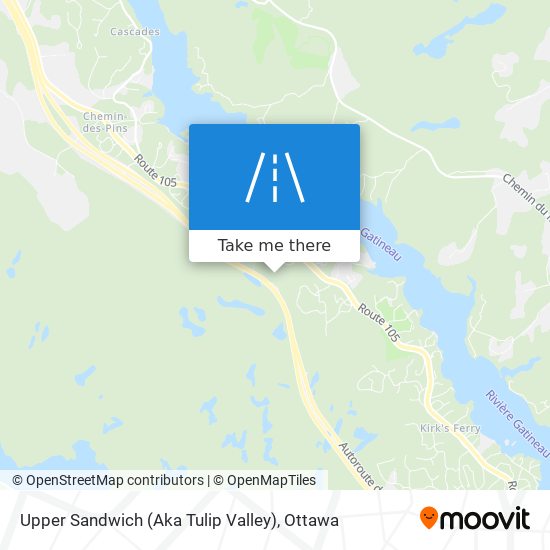 Upper Sandwich (Aka Tulip Valley) map
