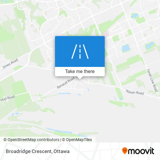 Broadridge Crescent map