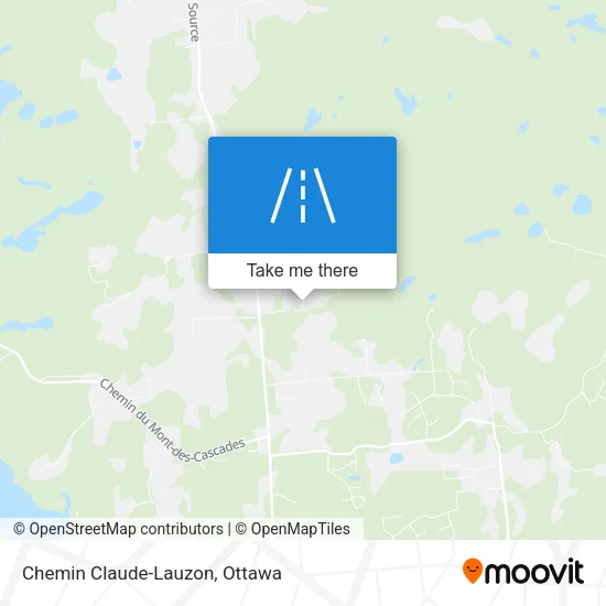 Chemin Claude-Lauzon map