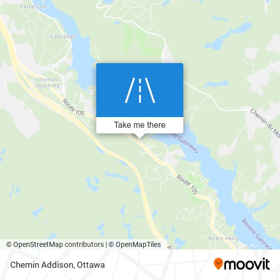 Chemin Addison map