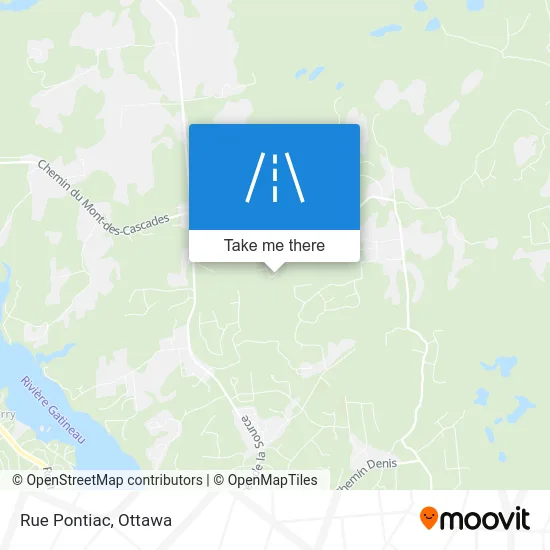 Rue Pontiac map