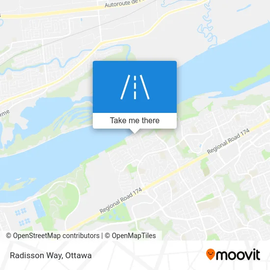 Radisson Way map