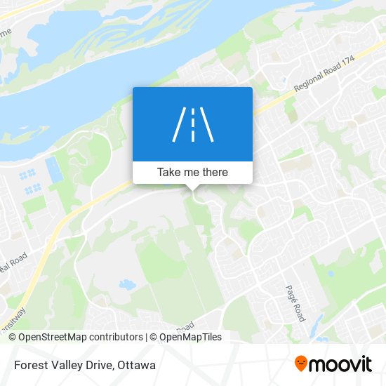 Forest Valley Drive map