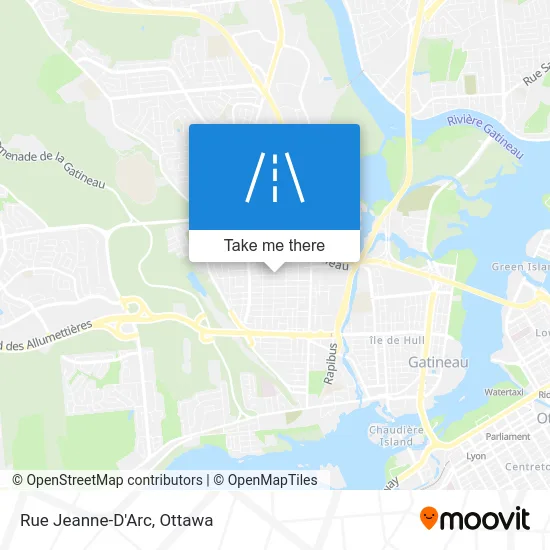 Rue Jeanne-D'Arc map