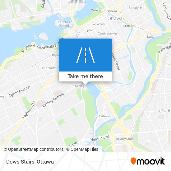 Dows Stairs map