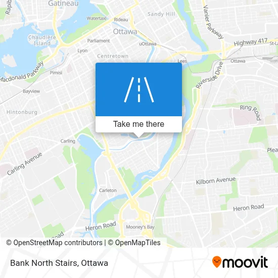 Bank North Stairs map