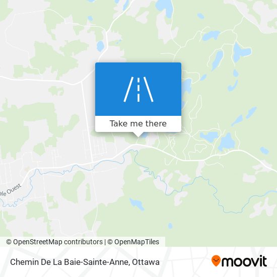 Chemin De La Baie-Sainte-Anne plan