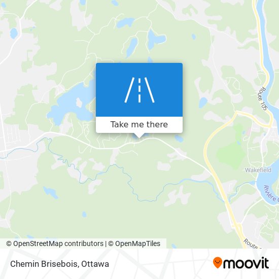 Chemin Brisebois map