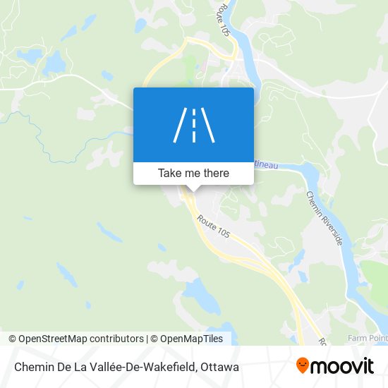 Chemin De La Vallée-De-Wakefield map