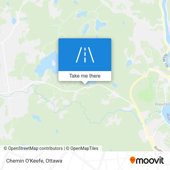 Chemin O'Keefe map