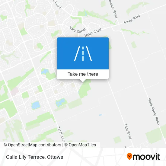Calla Lily Terrace map