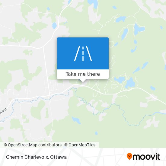 Chemin Charlevoix map