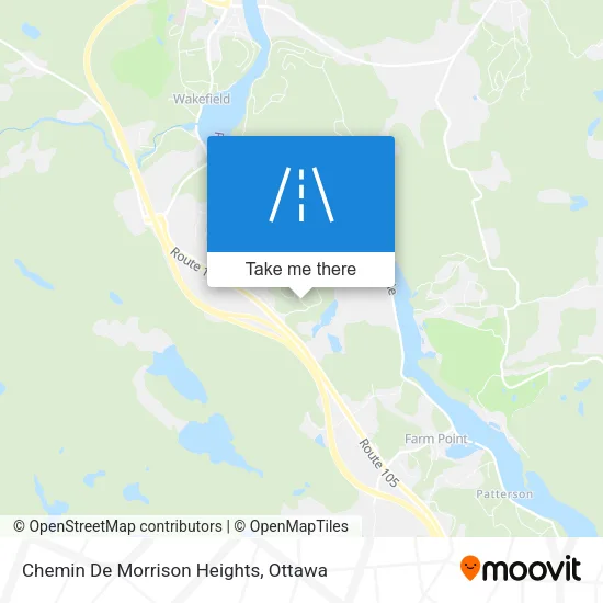 Chemin De Morrison Heights map