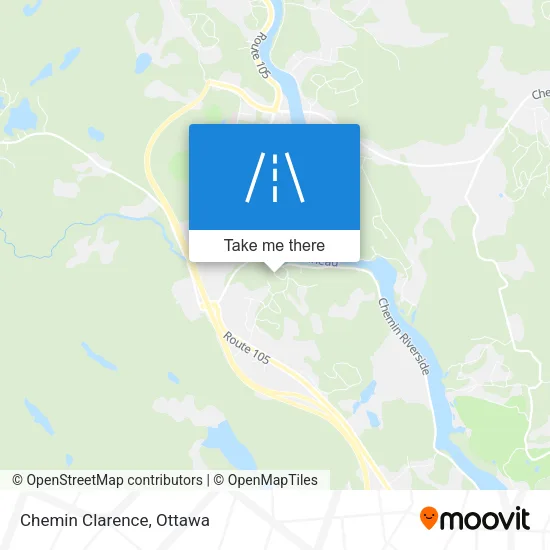 Chemin Clarence map