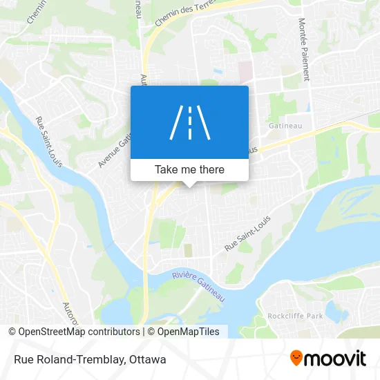 Rue Roland-Tremblay map