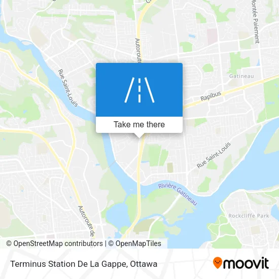 Terminus Station De La Gappe map
