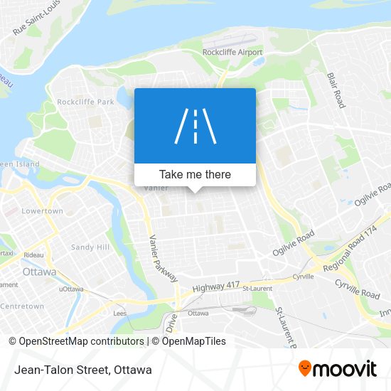 Jean-Talon Street plan