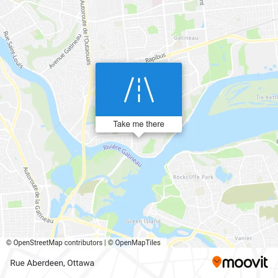 Rue Aberdeen map