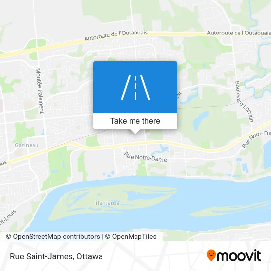 Rue Saint-James map