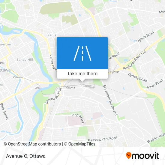 Avenue O map