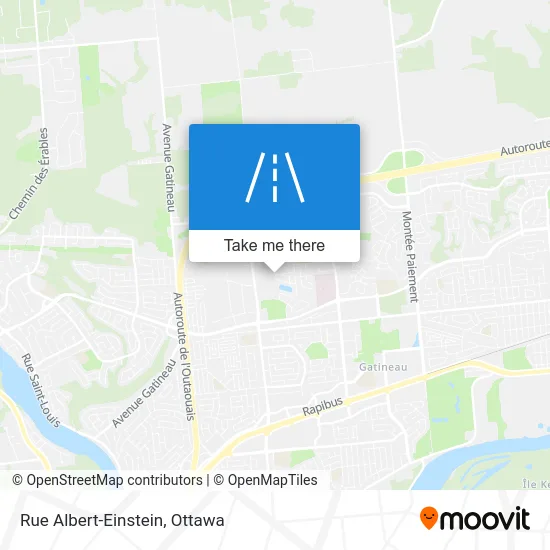 Rue Albert-Einstein map