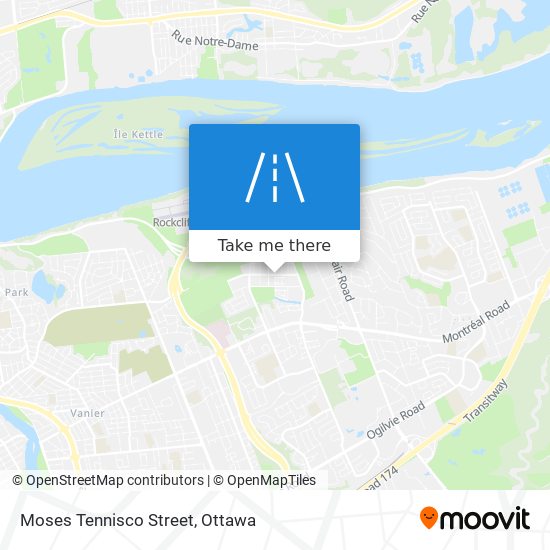 Moses Tennisco Street map