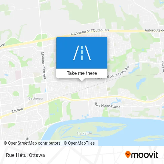 Rue Hétu map