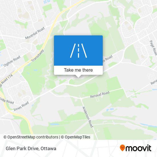 Glen Park Drive map