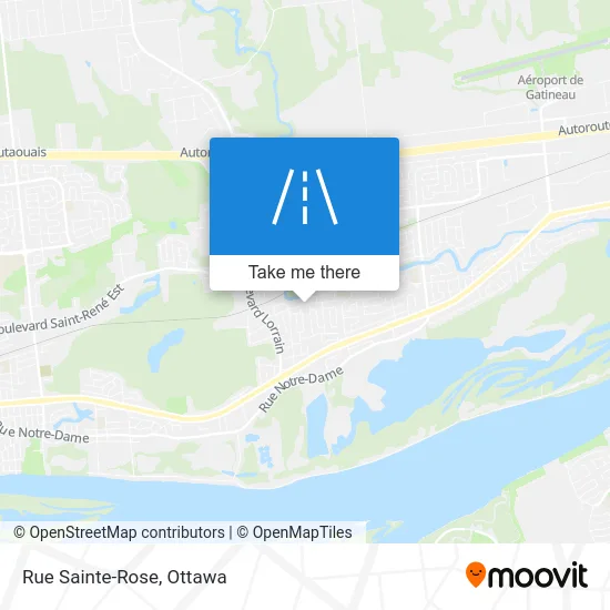 Rue Sainte-Rose map