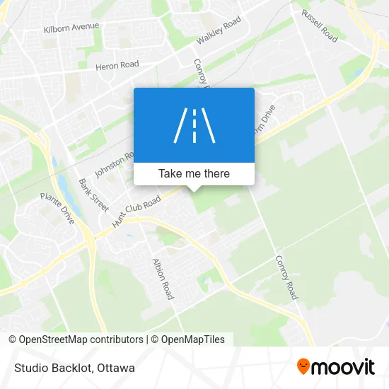 Studio Backlot map