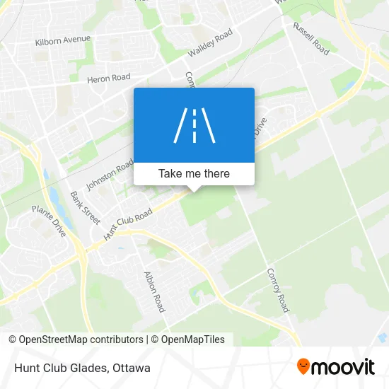 Hunt Club Glades map