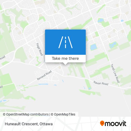 Huneault Crescent map