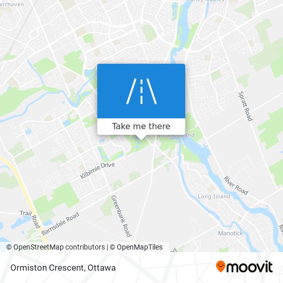 Ormiston Crescent map