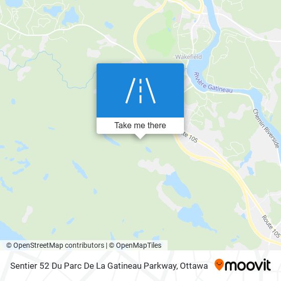 Sentier 52 Du Parc De La Gatineau Parkway plan