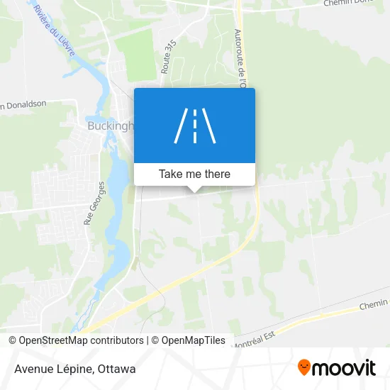 Avenue Lépine map