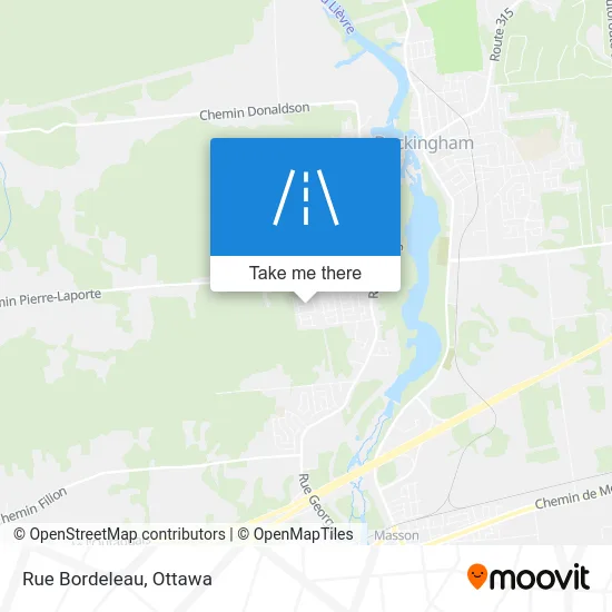 Rue Bordeleau map