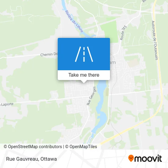 Rue Gauvreau map